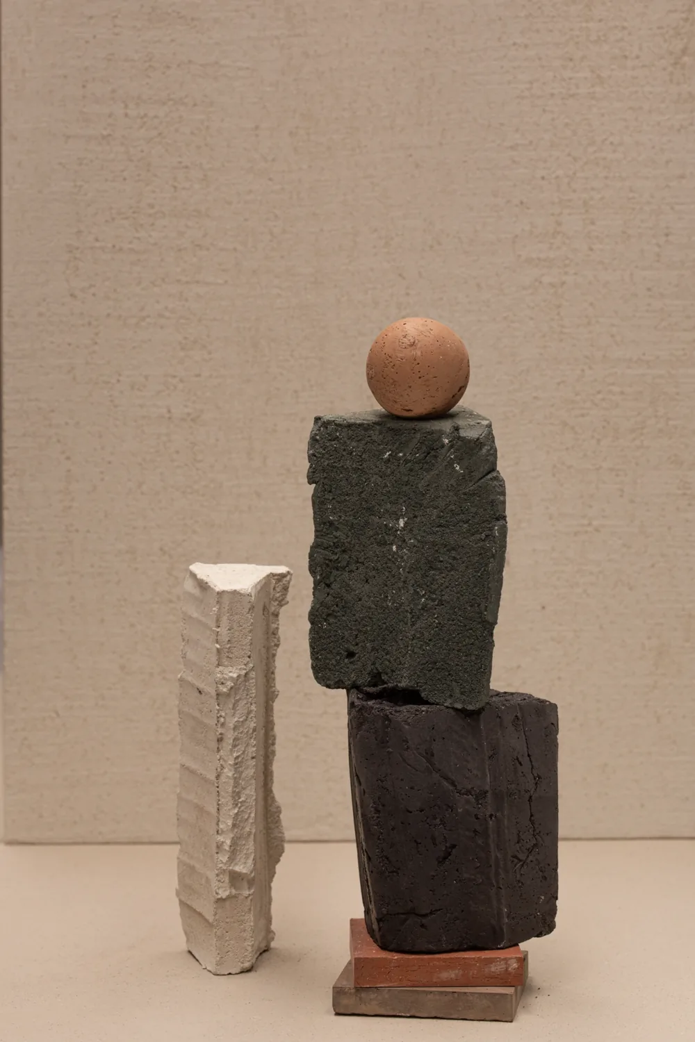 Sculptural mineral objects developed at Atelier d'O