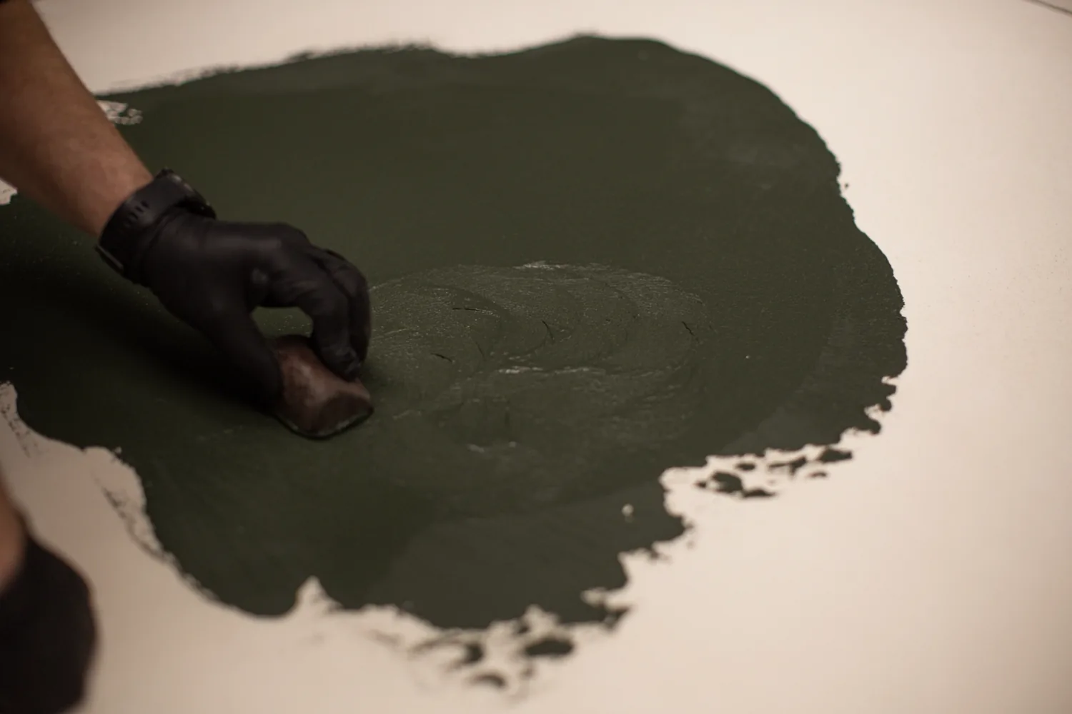 Spreading a custom Odilon finish