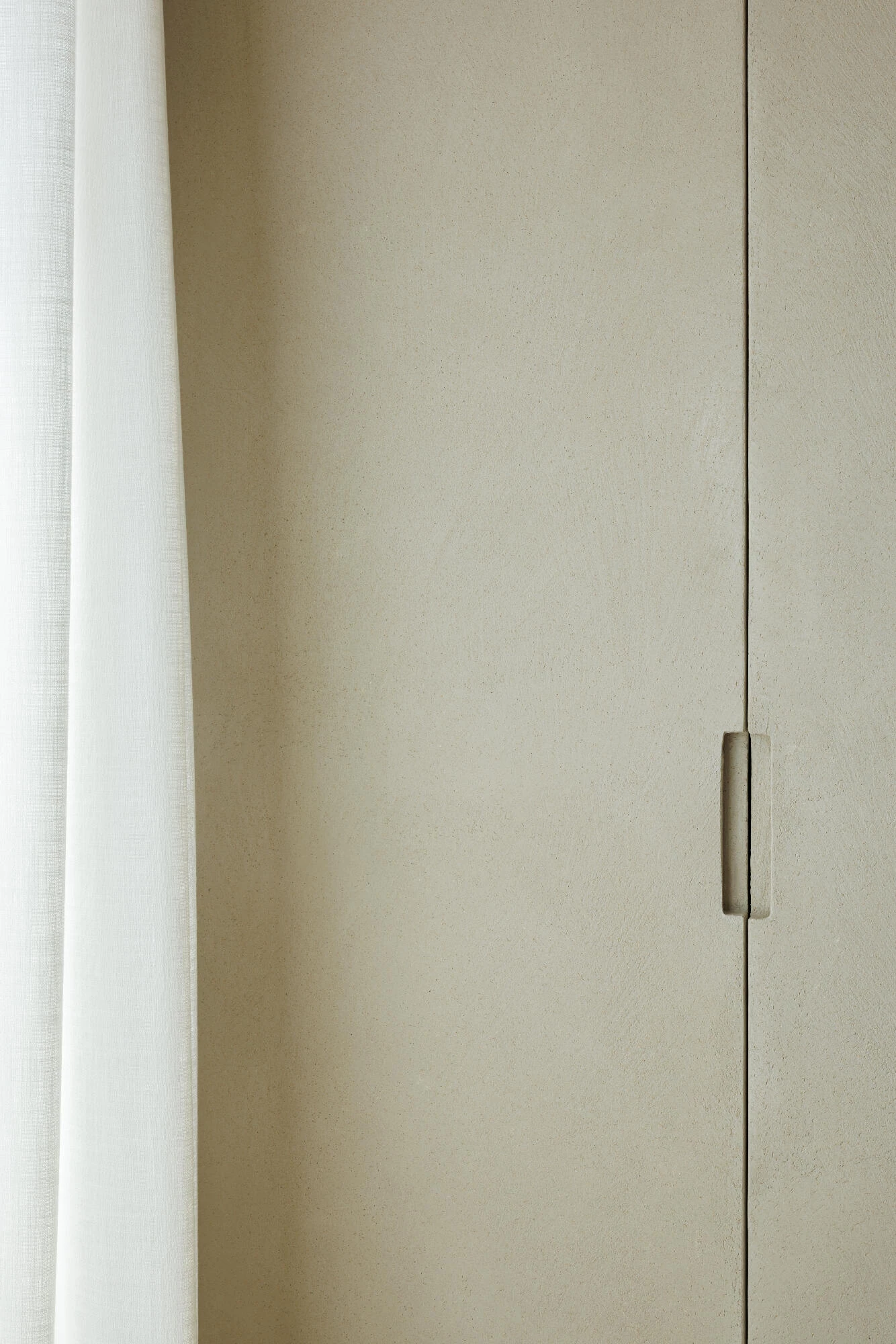 Walnut wood furniture detail