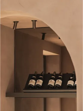 Niche à vin en arc
